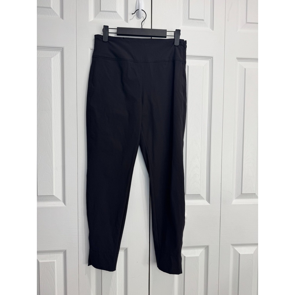 Athleta Wander Slim Ankle Pants Women's 6P Black Pull-On Elastic Waist Stretch